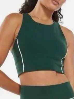 Recess X Zella Pickleball On Point Longline Sports Bra In Green Park 🏓